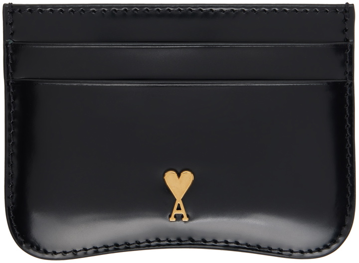 Photo: AMI Paris Black Paris Paris Card Holder