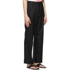 Casablanca Black Pleated Rio Trousers