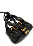 Chloe Paddington Leather bag Charm - Black - One Size