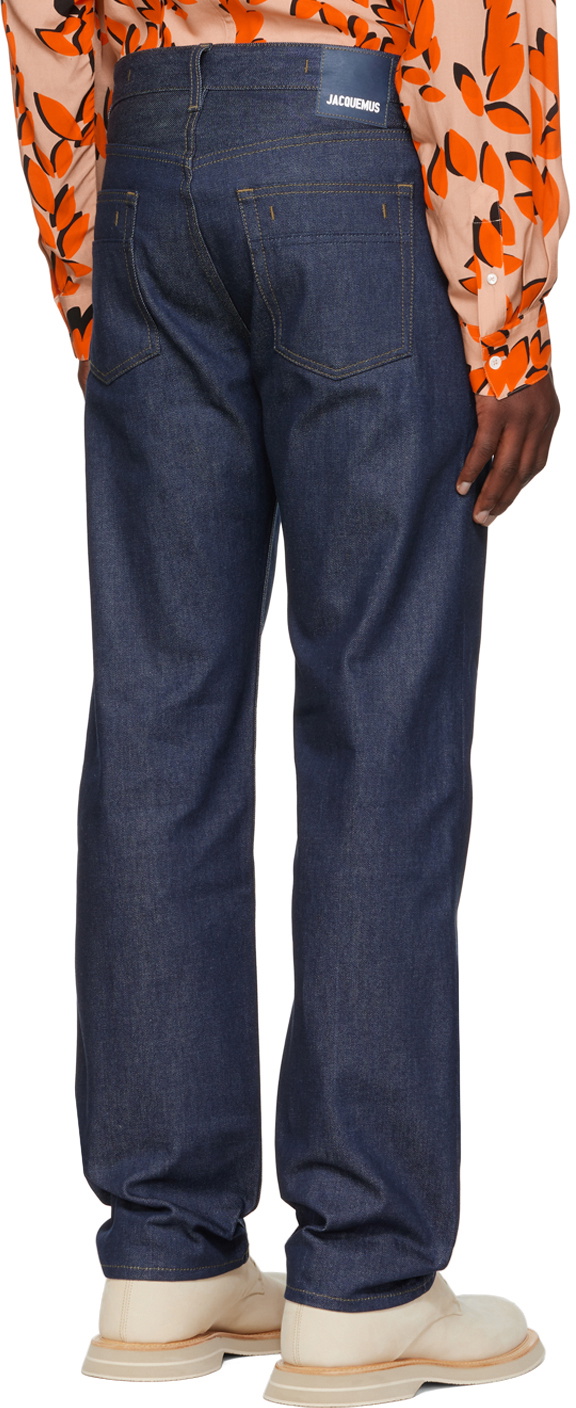Jacquemus Navy Le Papier 'Le de Nîmes Fresa' Jeans Jacquemus