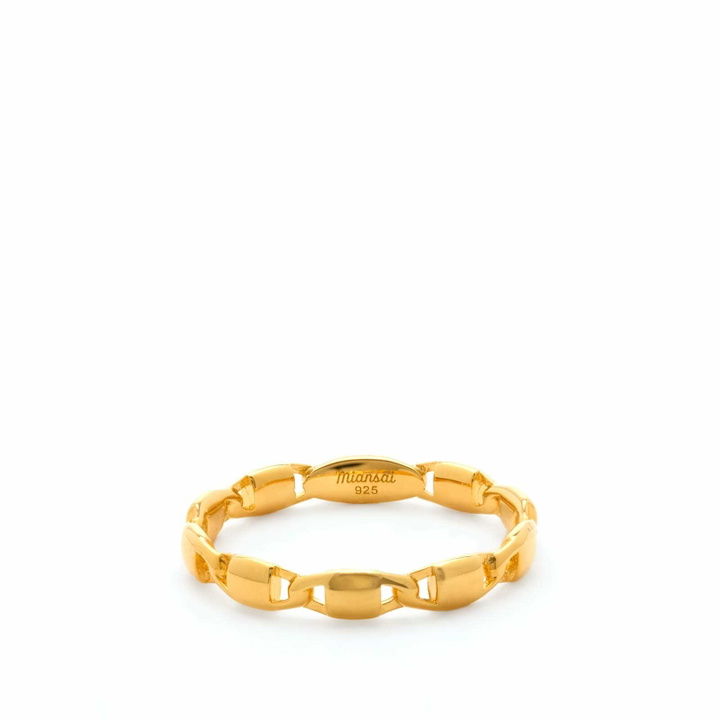 Photo: Miansai Men's Ova Ring in Gold