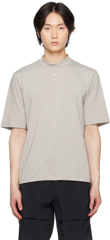 Photo: AMOMENTO Taupe Patch T-Shirt
