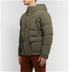 Tod's - Quilted Shell Hooded Down Jacket - Green