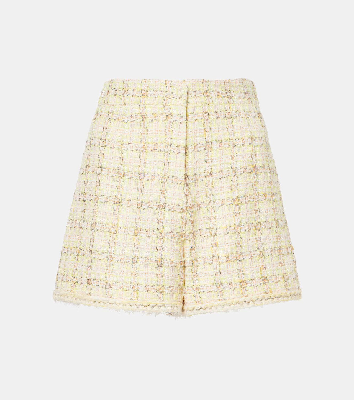 Giambattista Valli Checked cotton-blend shorts