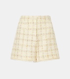 Giambattista Valli Checked cotton-blend shorts