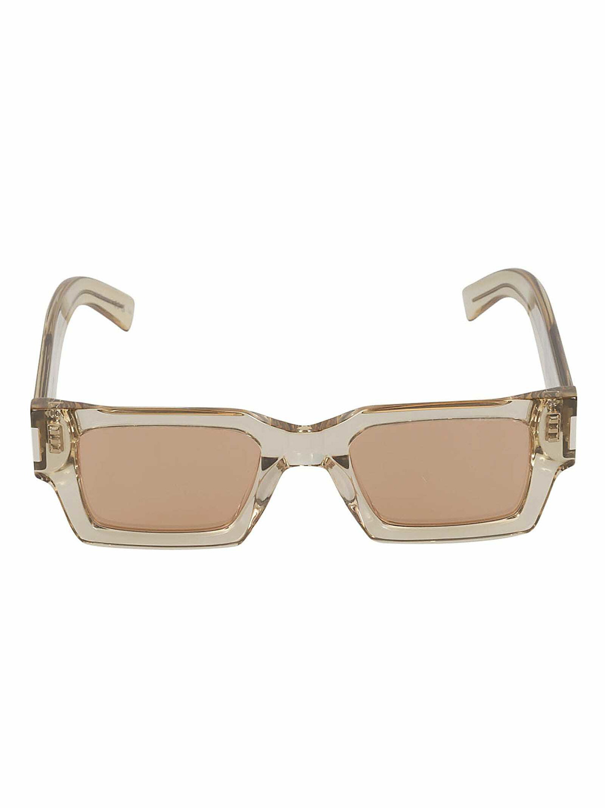 Saint Laurent Eyewear Rectangular Frame Transparent Sunglasses