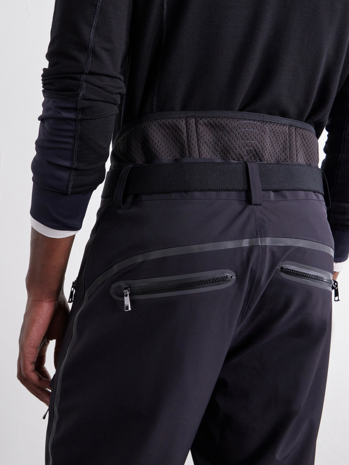 BOGNER - Tim-T Straight-Leg Belted Padded Shell Ski Pants - Black