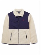 Polo Ralph Lauren - Logo-Embroidered Recycled Shell and Fleece Jacket - Neutrals