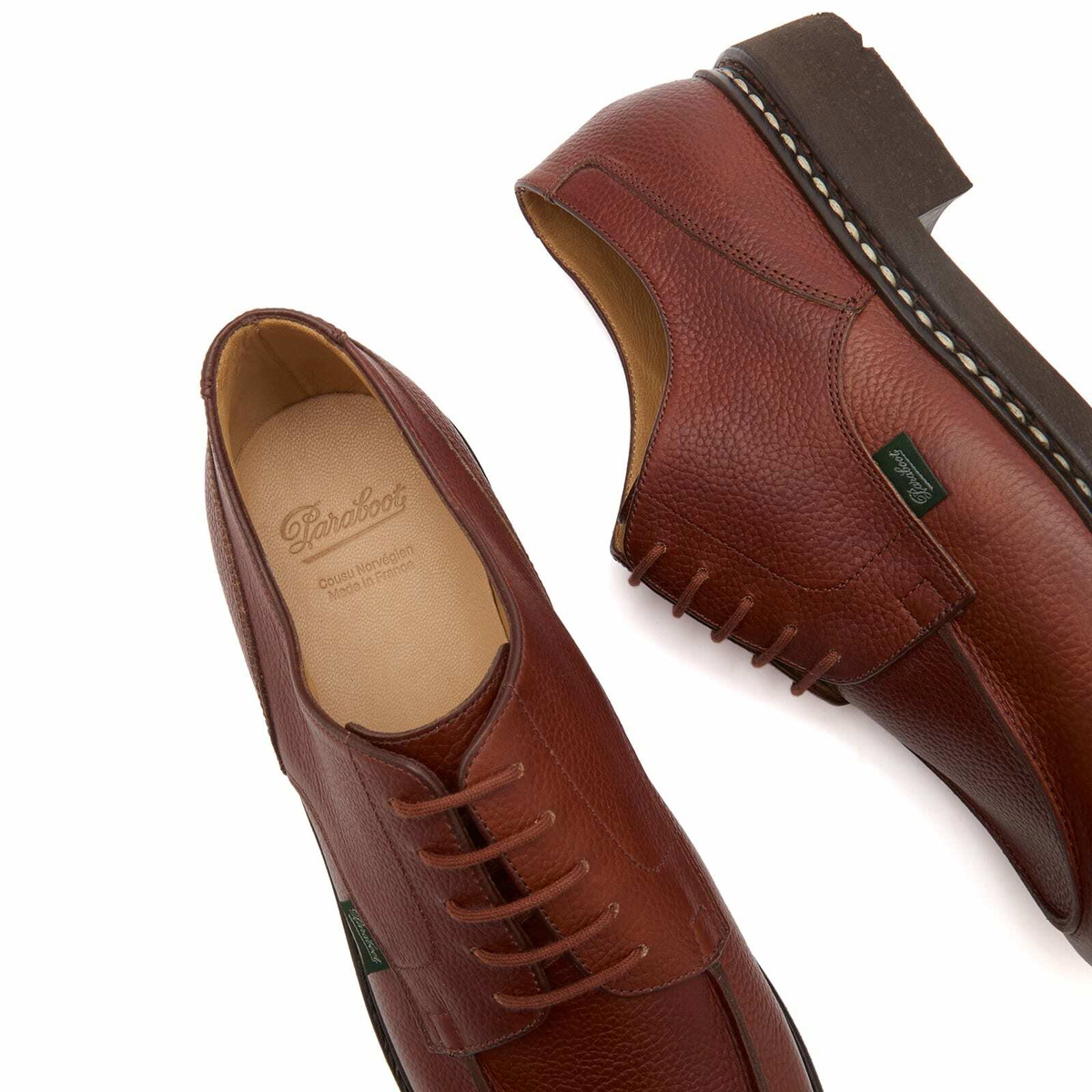Paraboot Men's Chambord in Marron Grain