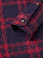 Faherty - Legend Checked Flannel Shirt - Red