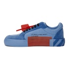 Off-White SSENSE Exclusive Blue Low Vulcanized Sneaker