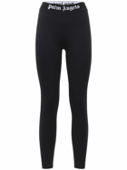 PALM ANGELS - Classic Logo Jersey Leggings