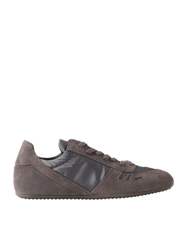 Rick Owens Black and White Adidas Edition Viscous Runner Sneakers Rick Owens