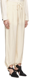 LOW CLASSIC Off-White Tencel Lounge Pants