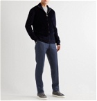Dunhill - Slim-Fit Linen Suit Trousers - Blue