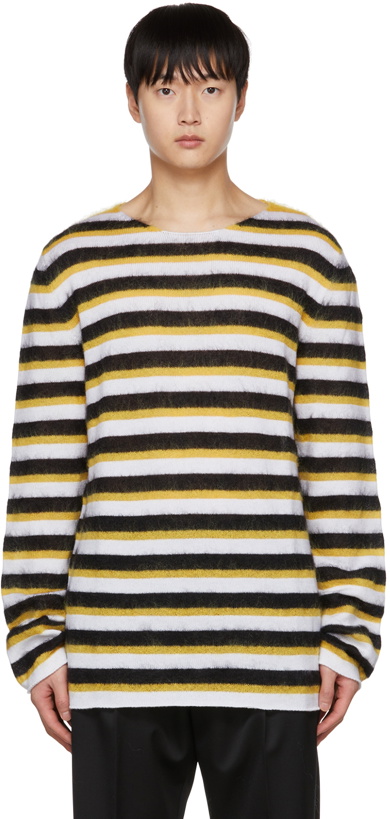 Photo: Marni Black & Yellow Striped Sweater