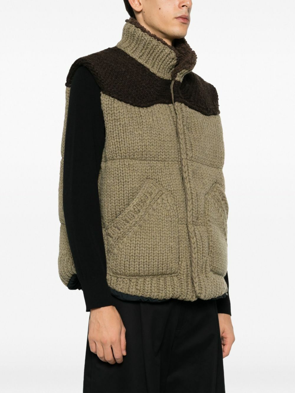 SACAI - Padded Knit Vest