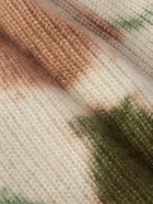 The Elder Statesman - Rorschach Tie-Dyed Ribbed Cashmere Beanie