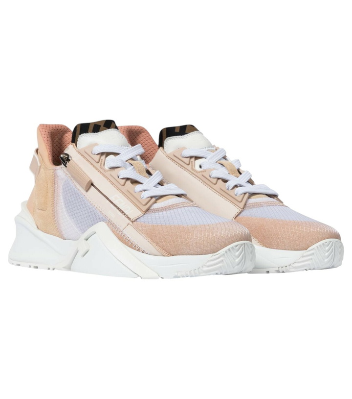 Photo: Fendi Fendi Flow suede and nylon sneakers