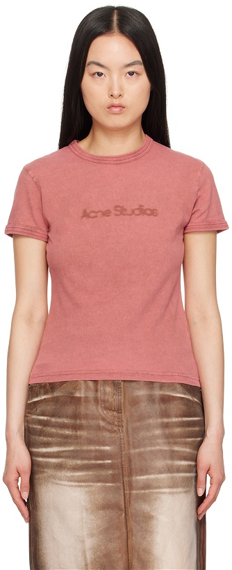 Photo: Acne Studios Red Blurred T-Shirt