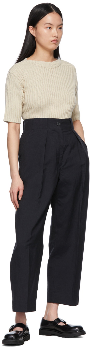 MARGARET HOWELL - NATURAL DENIM PULL UP TROUSER | MHL BY MARGARET HOWELL