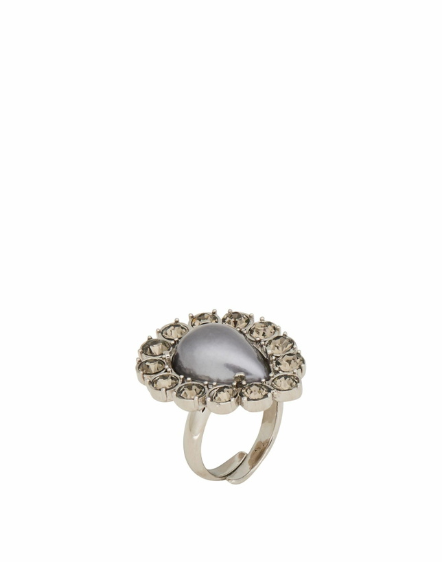 Photo: Alberta Ferretti Womens Ring in Gunmetal