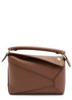 Loewe X Suna Fujita Puzzle Edge Hamster Mini Leather Cross-body bag - Brown - One Size