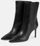 Aquazzura Matignon 75 leather ankle boots