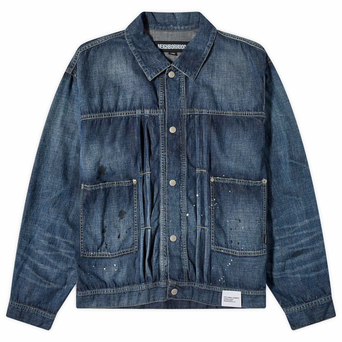 Neighborhood Men's Savage Type 2 Denim Jacket in Indigo Neighborhood