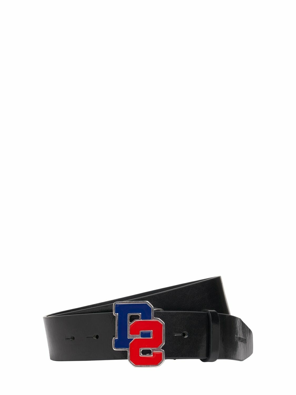 Photo: DSQUARED2 - Logo Leather Belt