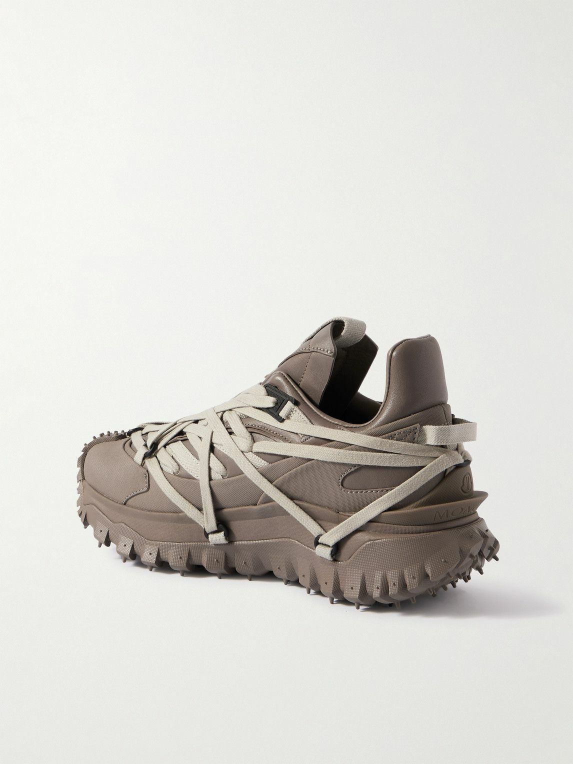 Rick Owens - Moncler Trailgrip Megalace Rubber and Leather Rick Owens - Moncler Trailgrip Megalace Rubber and Leather