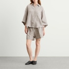 Deiji Studios Women's 03 Linen Set in Haze Blue