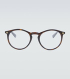 Gucci - Round-frame acetate glasses