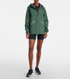 Loewe x On Storm striped half-zip jacket
