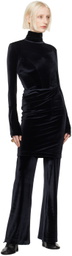 ALAINPAUL Black Justaucorps Turtleneck