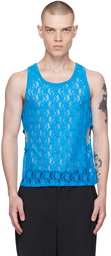 Maiden Name Blue David Tank Top