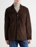 Nili Lotan - Ridgway Suede Blazer - Brown