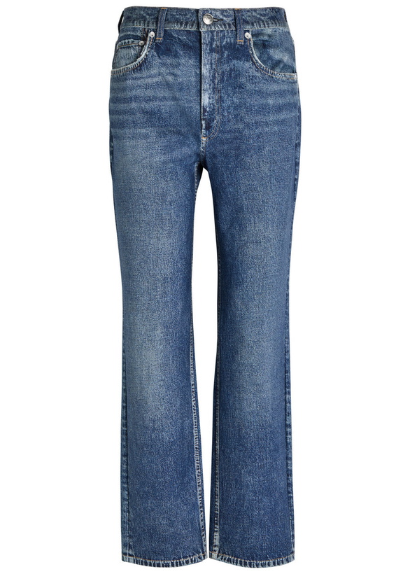 Photo: Rag & Bone Miramar Harlow Jeans-print Trousers Indigo
