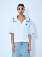 Lacoste Wide-Collar Cotton Shirt