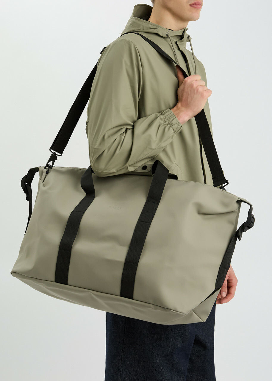 Rains Hilo Weekend Rubberised Holdall - Light Green - One Size