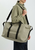 Rains Hilo Weekend Rubberised Holdall - Light Green - One Size