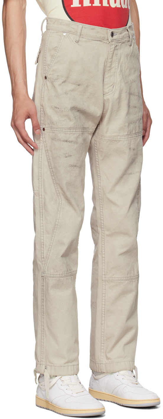 Rhude Gray Painter Trousers