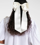 Simone Rocha Embellished satin bow barrette