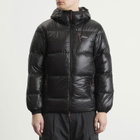 NANGA Men's Mountain Lodge Down Hooded Jacket in Black