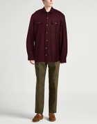 Brunello Cucinelli Mens Shirt Burgundy