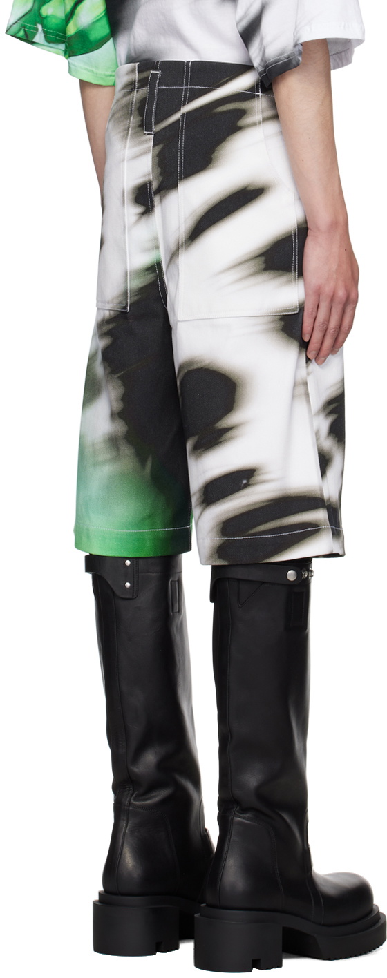 Gerrit Jacob White Skater Denim Shorts