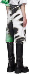 Gerrit Jacob White Skater Denim Shorts