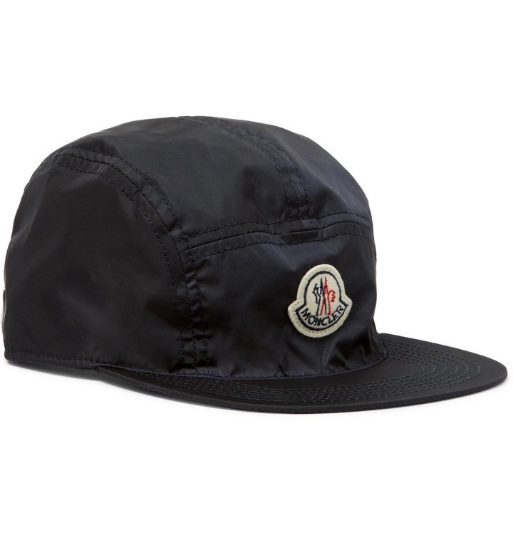 Photo: Moncler - Appliquéd Shell Baseball Cap - Men - Navy