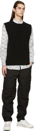 Comme des Garçons Shirt White & Black KAWS Edition Printed Pattern Shirt