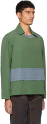 Kiko Kostadinov Green Chaster Pullover Sweater